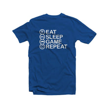 Load image into Gallery viewer, Eat Sleep Game Repeat T-Shirt Video Gamer Geek Nerd Arcade RPG Humor Gift Fun 2019 Newest Fashion