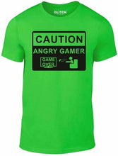 Load image into Gallery viewer, Men'S Angry Gamer T-Shirt - Game Gift Arcade Machine Retro Present Vintage Fun Men 2019 Summer Summer Tees Shirt Tops Tees